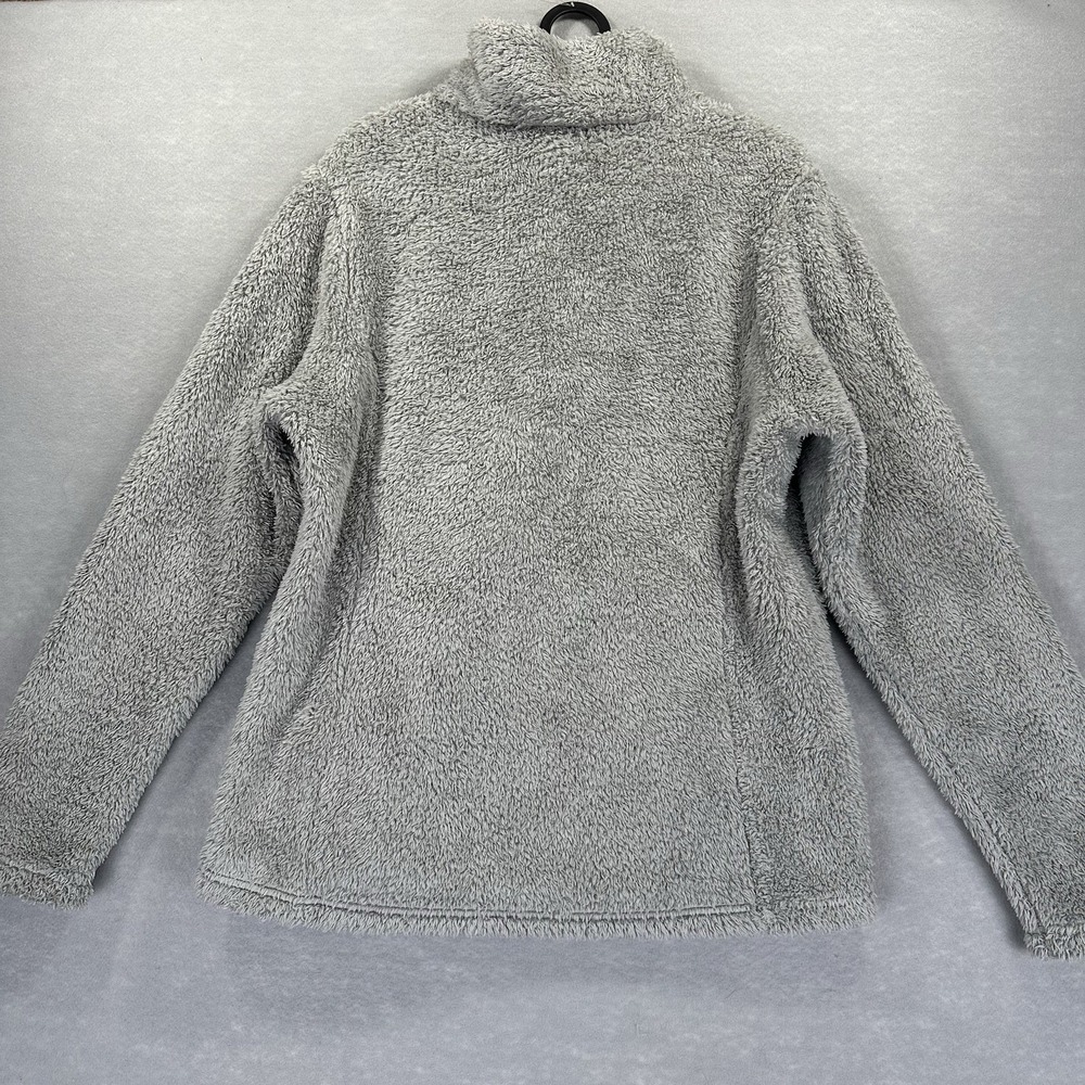 Patagonia Los Gatos Womens Large 1/4 Zip Fleece Soft Pullover Jacket Grey 25235 - Picture 4 of 9